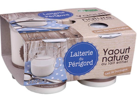 ORGANIC PLAIN YOGHURT 4X125G (#107806)
