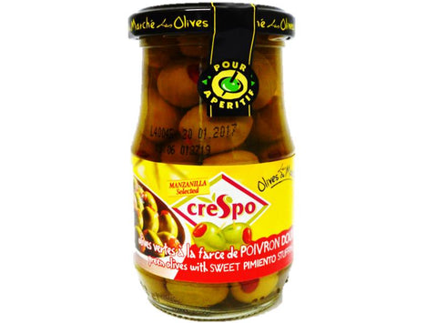 GREEN OLIVES WITH PIMIENTO 198G (#120303)