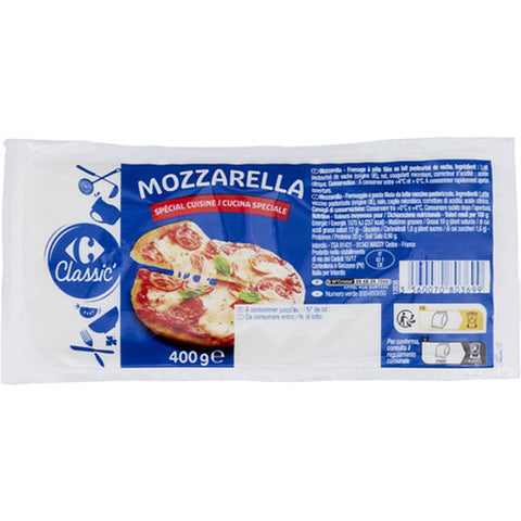 MOZZARELLA FOR COOKING CHEESE 400G (#116337)