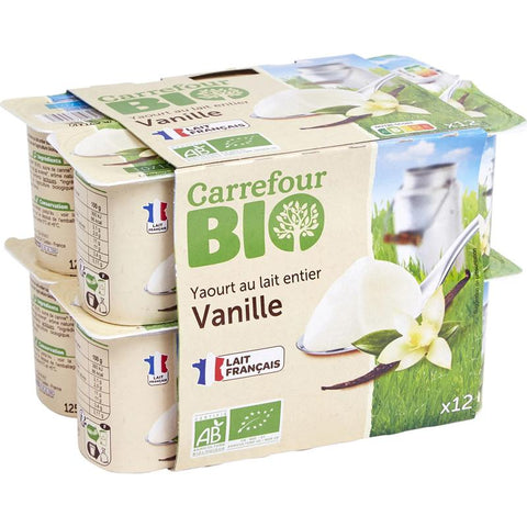VANILLA ORG YOGURT 125G (#113760)