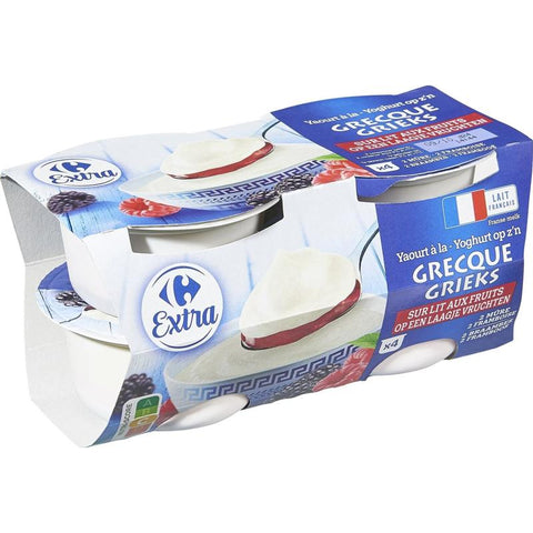 GREEK RED FRUITS YOGURT 150G (#113761)