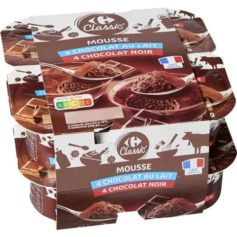 DARK AND MILK CHOCOLATE MOUSSE DESSERT 60G (#116848)