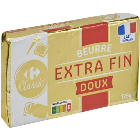 EXTRA FINE UNSALTED BUTTER 125G (#116019)