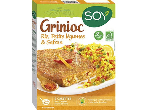 ORG GRINIOC RICE VEGETABLES SAFFRON 100G (#125688)