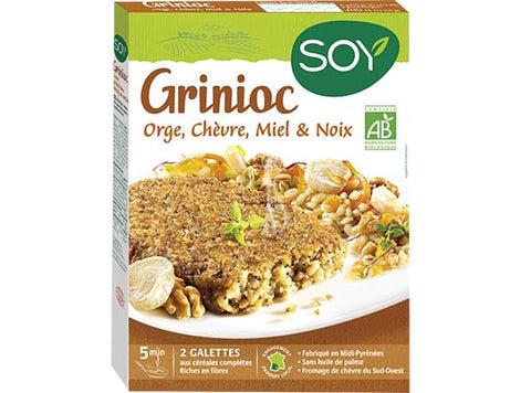 ORG GRINIOC BARLEY GOAT CHEESE HONEY 100G (#125764)