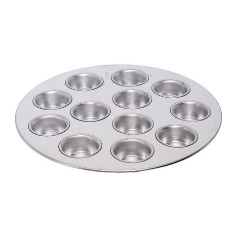 BIG FLAT BOTTOM ROUND KUEH BULU TRAY Ø242MM H19MM (#9288)