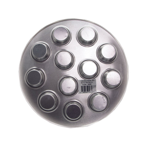 BIG FLAT BOTTOM ROUND KUEH BULU TRAY Ø242MM H19MM (#9288)