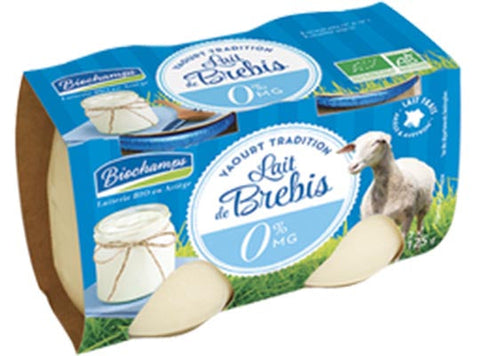ORG SHEEP FATFREE YOGHURT 125G (#125681)
