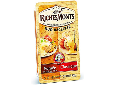 RACLET SLICES PL/SMOK CHEESE 420G (#114812)