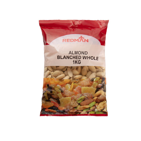 BLANCHED WHOLE ALMOND NUT 1KG (#968)