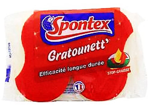 CELLULOSE SPONGE GRATOUNETT DUO 2PC (#126884)