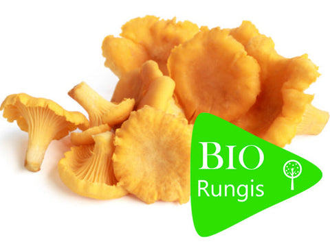ORGANIC CHANTERELLE MUSHROOMS 1KG (#121329)