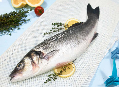 MEDITERRANEAN SEA BASS 900G (#127871)
