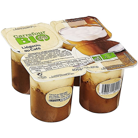 ORG COFFEE LIEGEOIS CREAM DESSERT 100G (#116331)