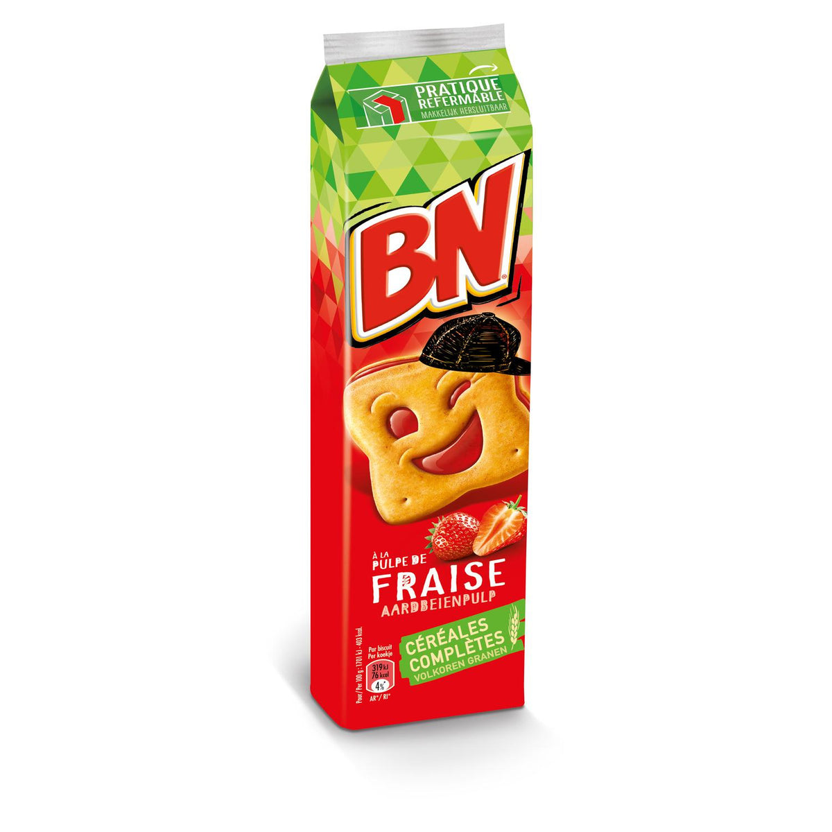 STRAWBERRY FLAVOURED BISCUITS 285G (