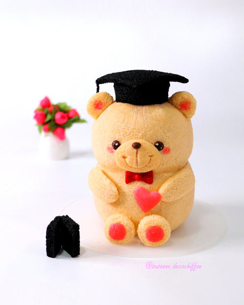 Bear Plushie 3D Roll Chiffon Cake (#SUSTSV0015)