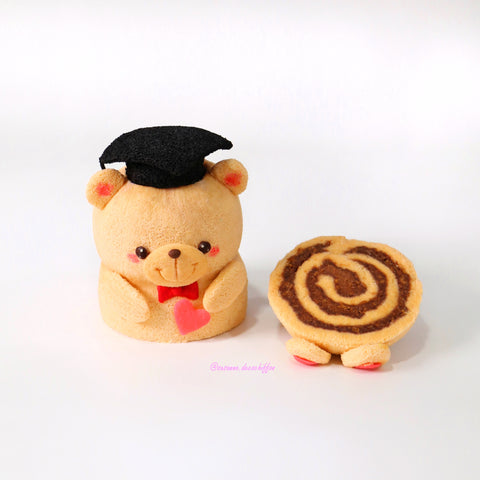 Bear Plushie 3D Roll Chiffon Cake (#SUSTSV0015)