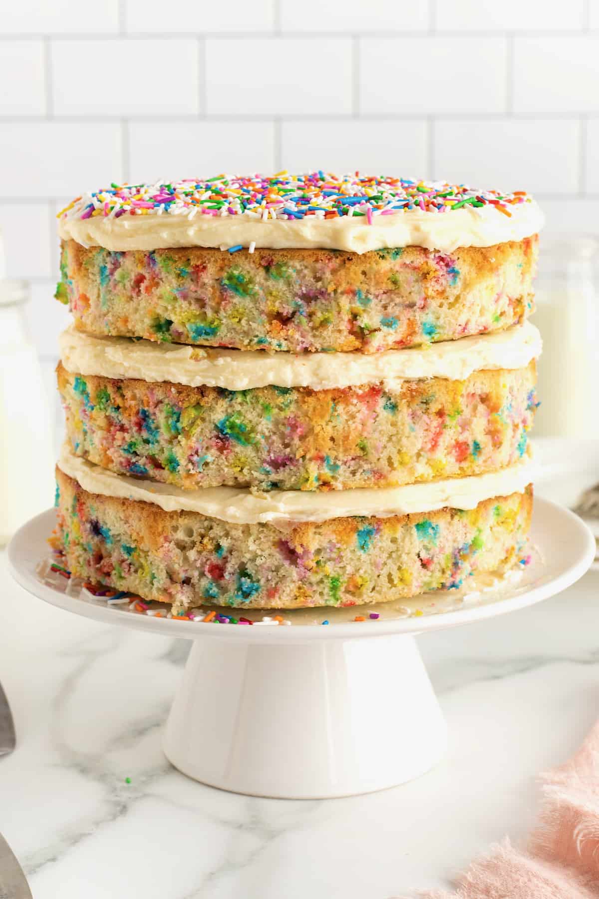 Confetti Naked Cake + Focaccia (Parent & Kid 6-12yo) (