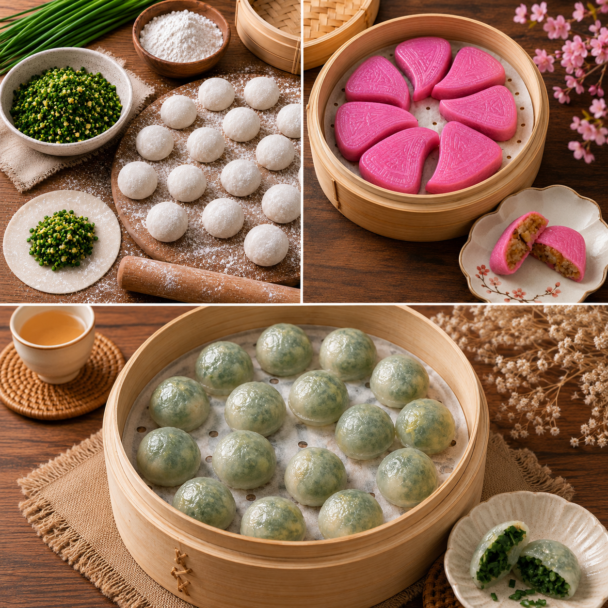 Heritage Kueh Favourites: PNG Kueh & Crystal Kueh (Ku Cai Kueh) (