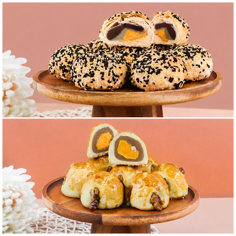 Double the Festive Delight: Shanghai Walnut Mooncake + Taiwanese 3Q Mooncake (#CHETSV0018)