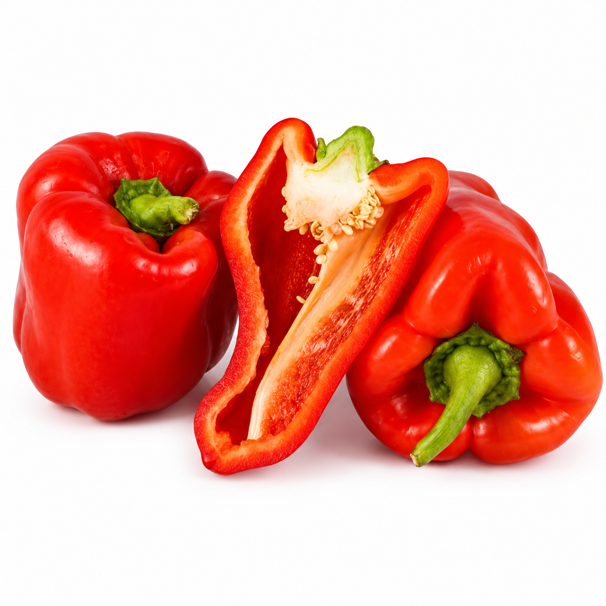 ORGANIC RED CAPSICUM 0.5KG+/- (