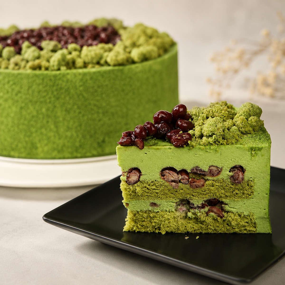 Japanese Matcha Adzuki + An Pan Bread (