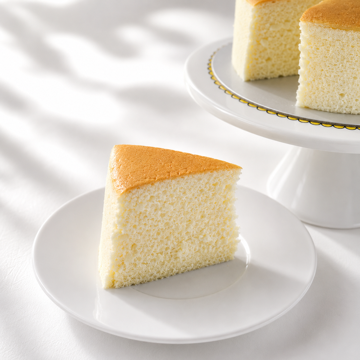 Japanese Cheesecake + Korean Garlic Cheese Bun (