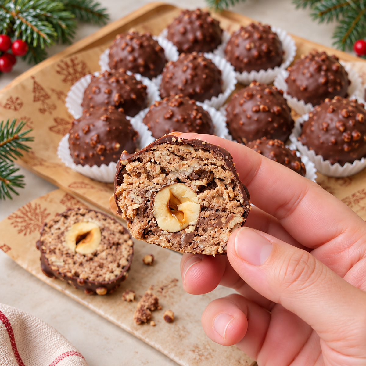 Hazelnut Chocolate Crunch (Ferrero inspired) (