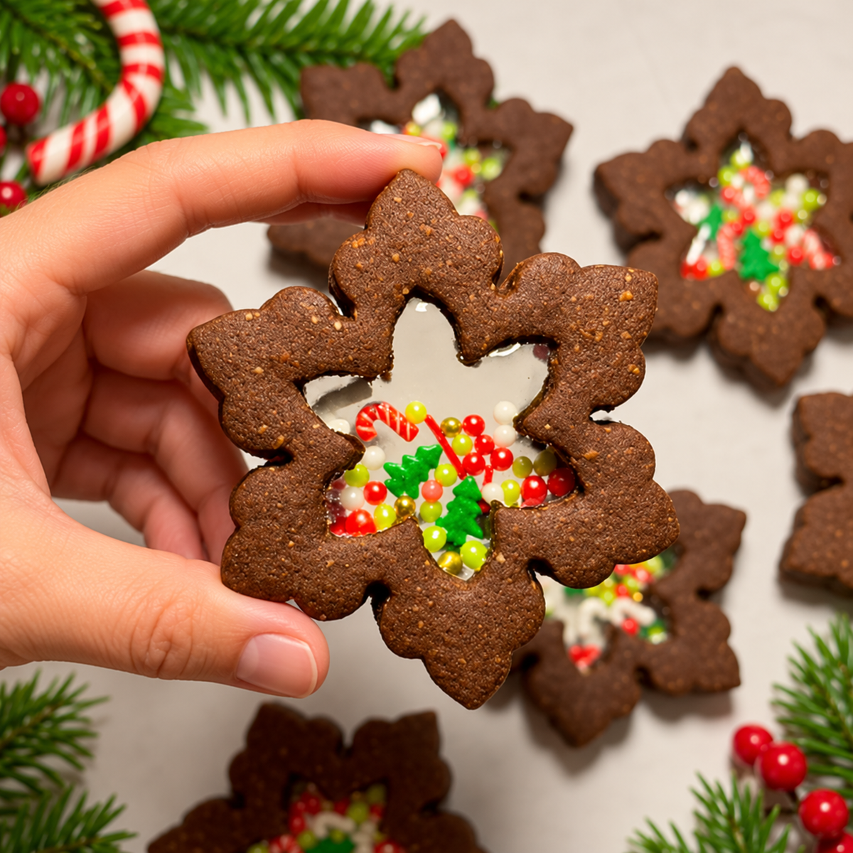 Snowflake Shake Shake Cookies (