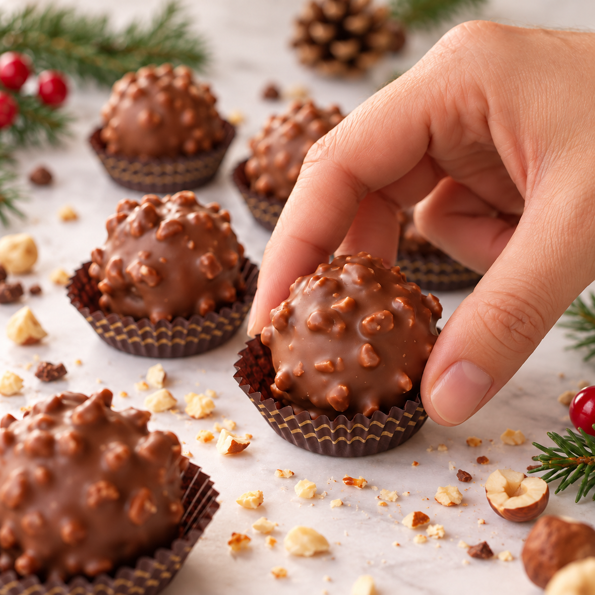 Hazelnut Chocolate Crunch (Ferrero inspired) (