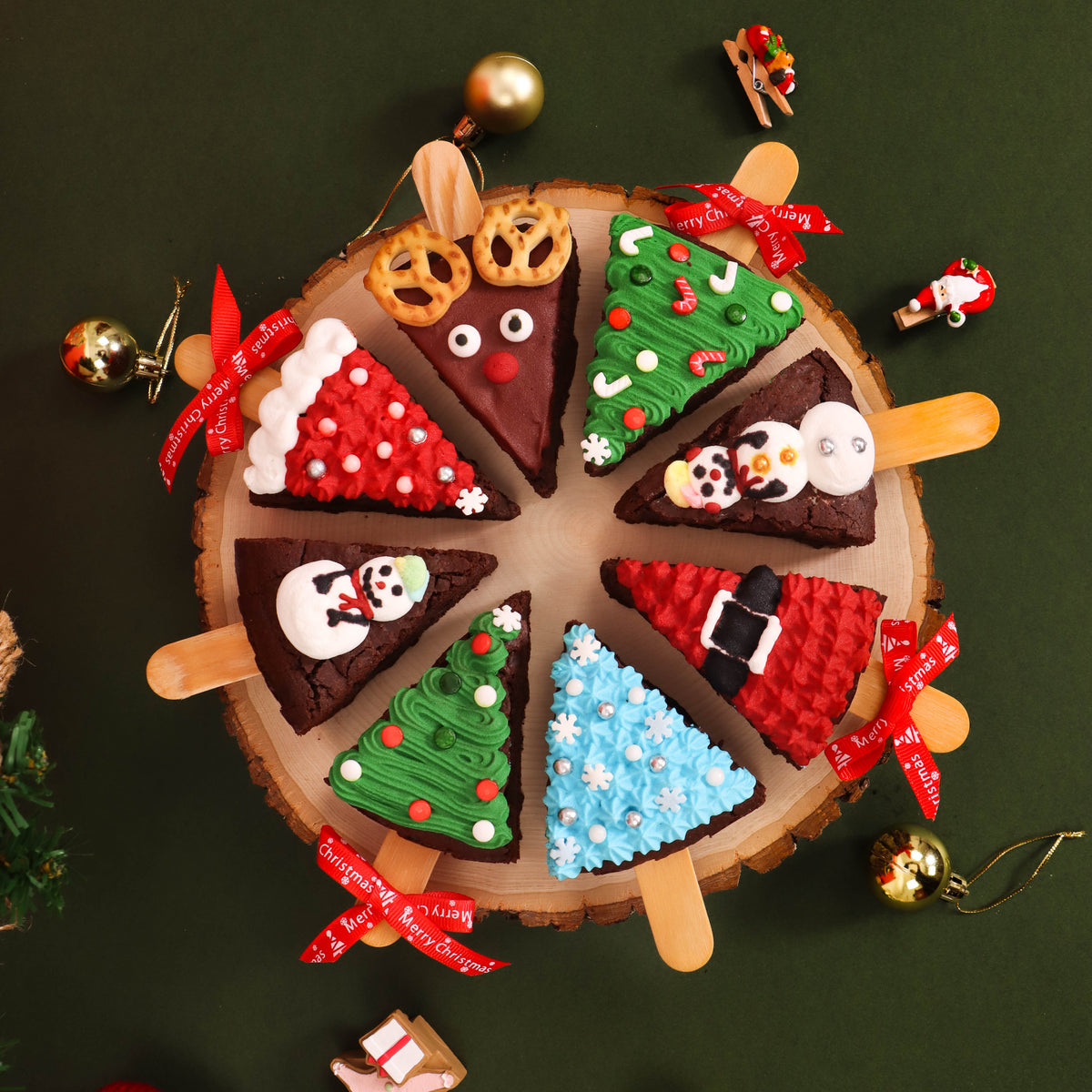 Christmas Chocolate Brownie with Royal Icing (Parent + Child 6-12yo) (