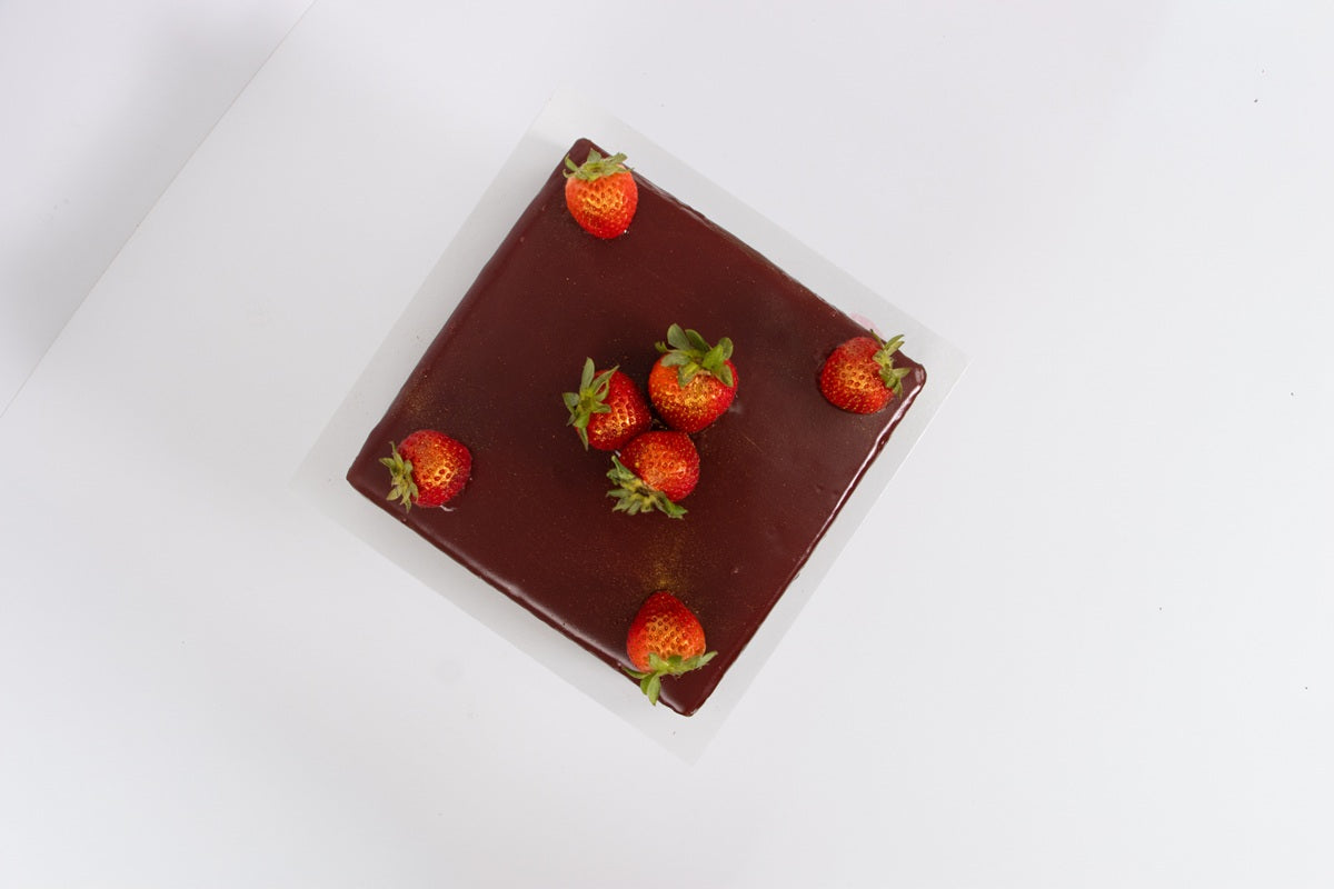 Raspberry Opera Cake + Red Dates Goji Longan Bread (