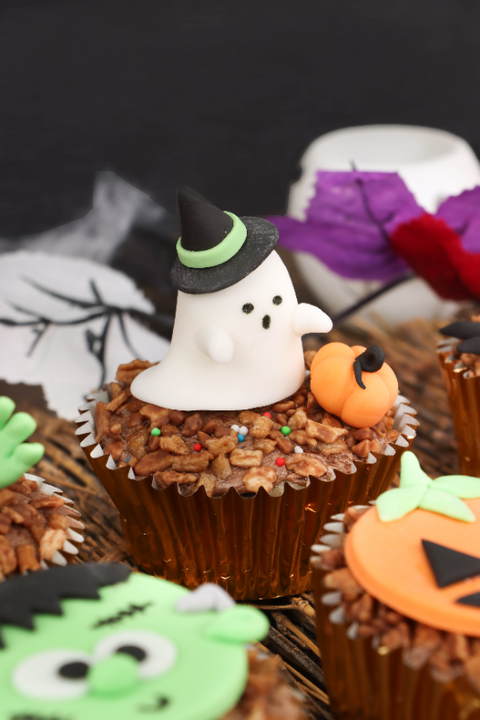Spooky Halloween Cupcakes (#HLWN01)