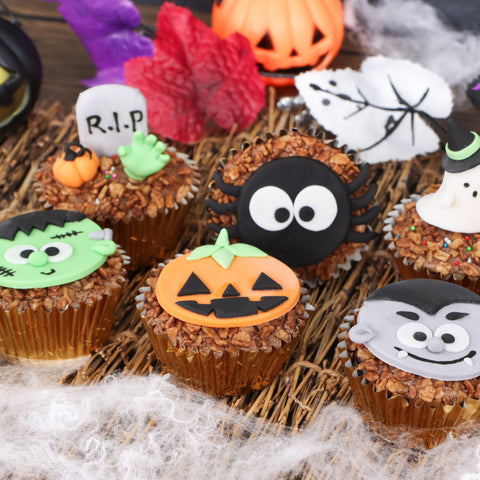 Spooky Halloween Cupcakes (#HLWN01)