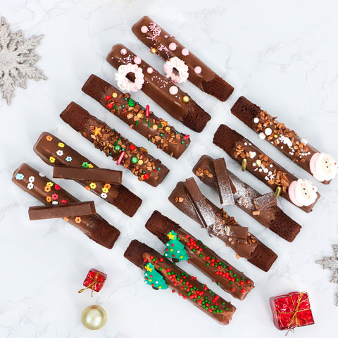 Christmas Mini Log Cake Made with KitKat (Parent & Child) (#XMAS2)