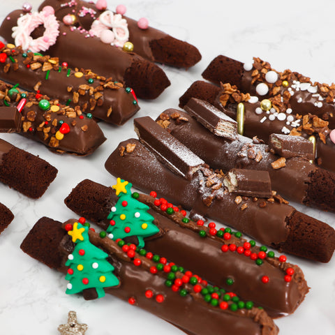 Christmas Mini Log Cake Made with KitKat (Parent & Child) (#XMAS2)