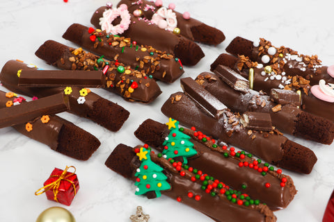 Christmas Mini Log Cake Made with KitKat (Parent & Child) (#XMAS2)
