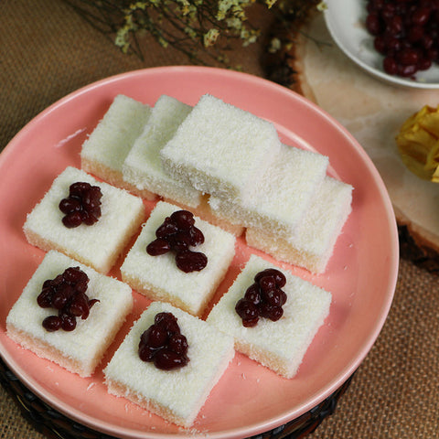 Soft French Bread 冰心軟法 + Coconut Milk Snow Cake  雪花糕 (#KEVTSV0090)