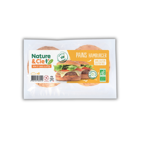 BREAD ORG HAMBURGER BUNS 2PC (#125216)