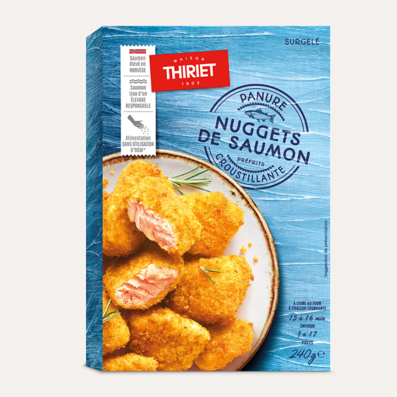 BREADED SALMON NUGGETS 240G (