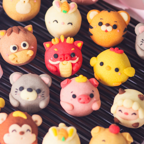 CNY Festive: 12 Zodiac Pineapple Tarts (#SIMSGN0001)