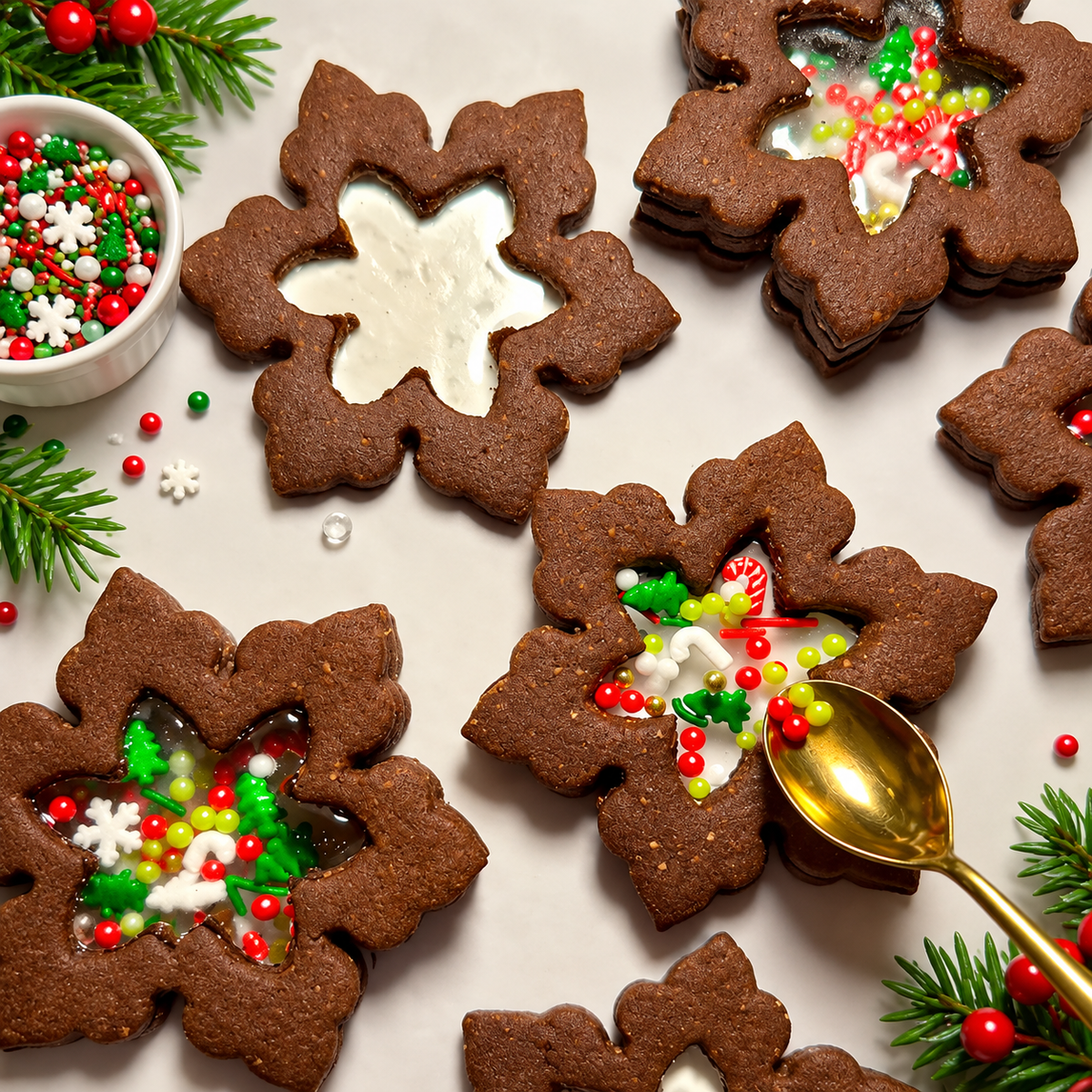 Snowflake Shake Shake Cookies (