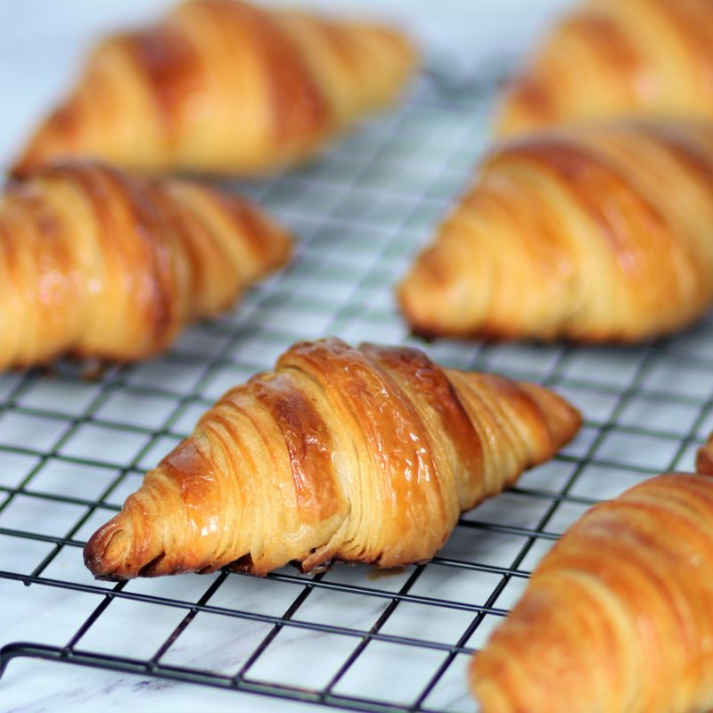 French Croissant And Danish (Hand-Kneading Technique) (