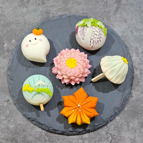 Autumn in Bloom: Nerikiri Wagashi Workshop by Vinna Christina (#VNA002)