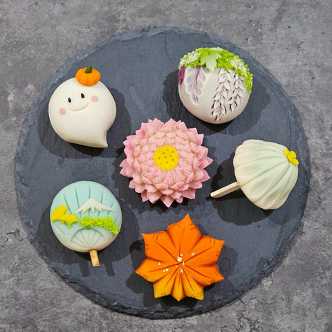 Autumn in Bloom: Nerikiri Wagashi Workshop by Vinna Christina (#VNA002)