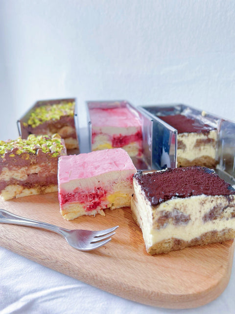 Long Tin Tiramisu (Classis, Chocolate Pistachio, Raspberry Yuzu) (#YENSGN0002)