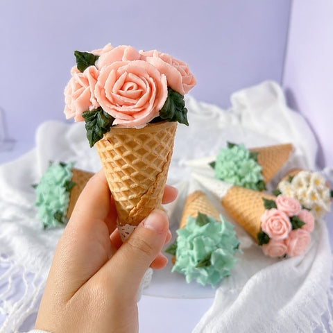 Bean Paste Flower Piping  (#YENBPFP)