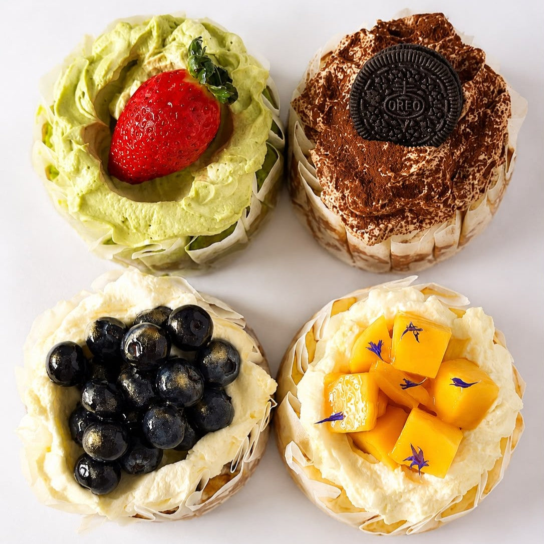 Mini Basque Cheesecake (