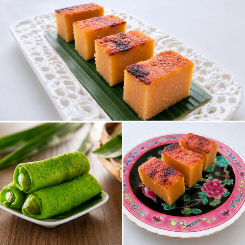 Heritage Kueh Favourites: Kueh Bingka Ubi & Kueh Dadar (#CHERMAINEKBU)
