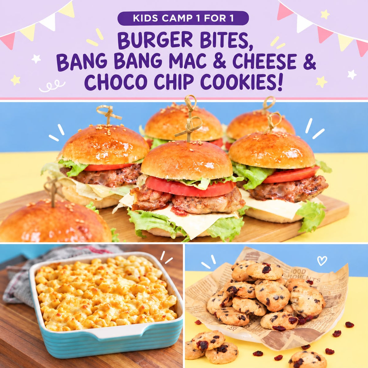 SCHOOL HOLIDAY KIDS BAKING BOOTCAMP (1-FOR-1) COMBO (